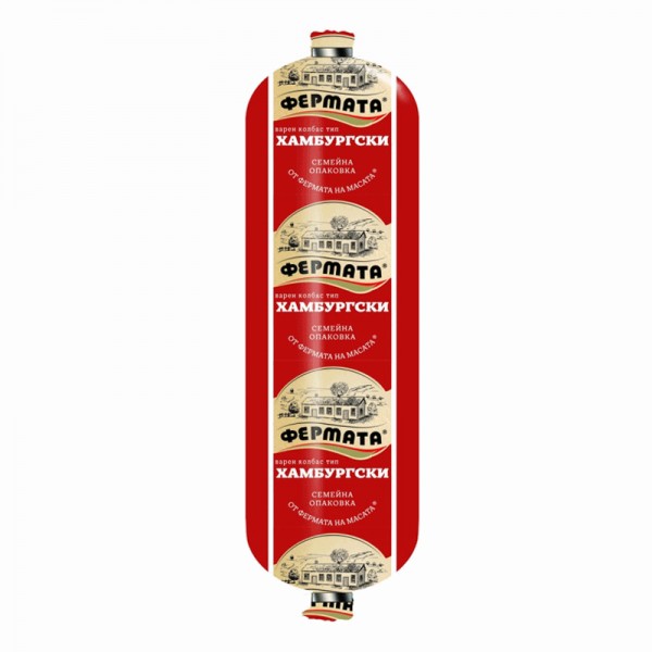 BOILED SALAMI, HAMBURG 300gr FERMATA "BELLA''' PRICE PER PCS.