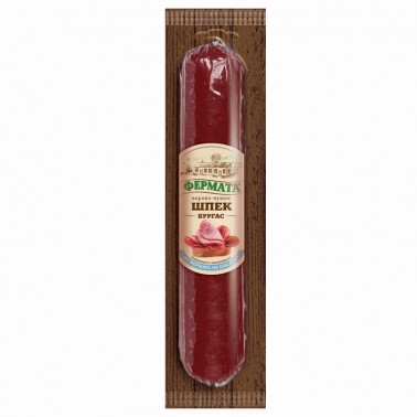 DRY SALAMI BURGAS, 220gr "FERMATA" 40PCS IN BOX, PRICE PER PCS.