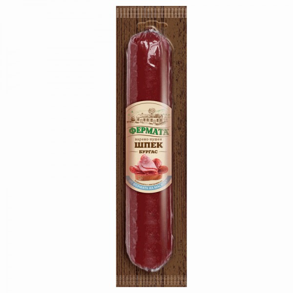 DRY SALAMI BURGAS, 220gr "FERMATA" 40PCS IN BOX, PRICE PER PCS.