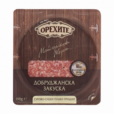 DOBRUDZHA BREAKFAST SALAMI SLICE 190GR "OREHITE" PRICE PER PCS.