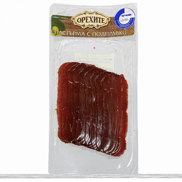 KAIZER PASTRAMI, VEAL SLICE 80GR "OREHITE" PRICE PER PCS.