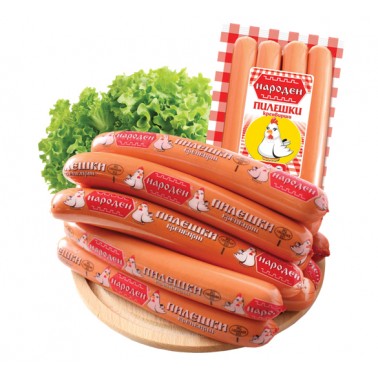 FRANKFURTER CHICKEN, 8x1.2kg "NARODEN" PRICE PER KG.