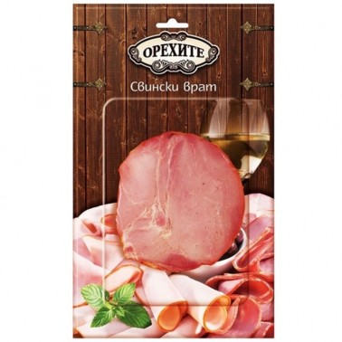 SMOKED PORK NECK 180GR VACUUM OREHITE ''BELLA'' PRICE PER PCS.
