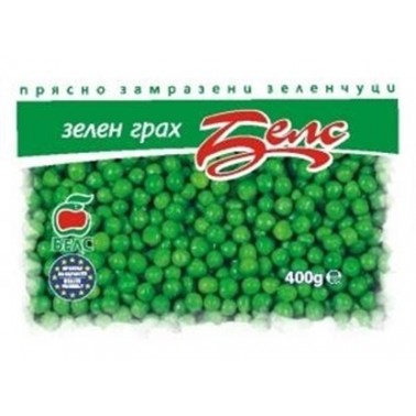 FROZEN PEAS 400GR "BELS" PRICE PER PCS.