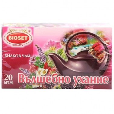 TEA HERBAL WONDERFUL SMELLS 30GR "BIOSET" 18PCS IN BOX, PRICE PER PCS.
