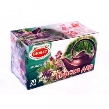  TEA HERBAL FOREST GIFT 30GR "BIOSET" 18PCS IN BOX, PRICE PER PCS.