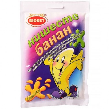 STARCH BANANA 60GR ''BIOSET'' 12PCS IN PACK, 10 PACKS IN BOX, PRICE PER PCS.