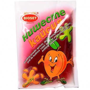 STARCH APRICOT 60GR ''BIOSET'' 12PCS IN PACK, 10 PACKS IN BOX, PRICE PER PCS.