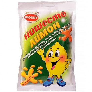 STARCH LEMON 60GR ''BIOSET'' 12PCS IN PACK, 10 PACKS IN BOX, PRICE PER PCS.