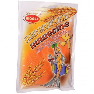 WHEAT STARCH 60GR ''BIOSET'' 6PCS IN PACK, 10 PACKS IN BOX, PRICE PER PCS.