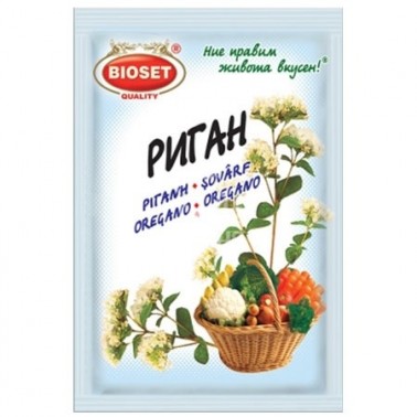 OREGANO 10GR "BIOSET" 8PCS IN PACK, 20 PACKS IN BOX, PRICE PER PCS.