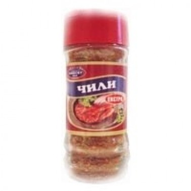 CHILLI FLAKES 20GR JAR ''BIOSET'' PRICE PER PCS.