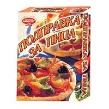 SPICE MIX FOR PIZZA 45GR "BIOSET" 6PCS IN PACK, 10 PACKS IN BOX, PRICE PER PCS.