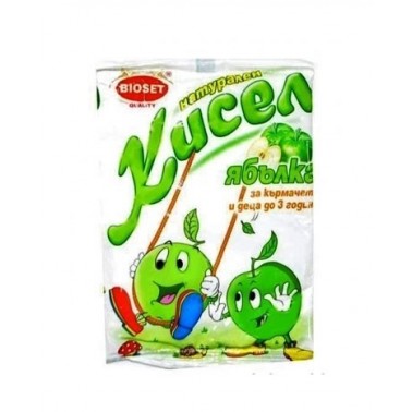 KISSEL POWDER 75GR APPLE ''BIOSET'' 24PCS IN PACK, 5 PACKS IN BOX, PRICE PER PCS.