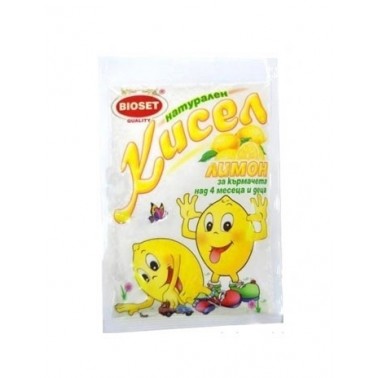 KISSEL POWDER 75GR LEMON ''BIOSET'' 24PCS IN PACK, 5 PACKS IN BOX, PRICE PER PCS.