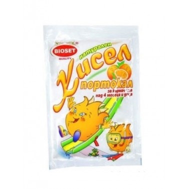 KISSEL POWDER 75GR ORANGE ''BIOSET'' 24PCS IN PACK, 5 PACKS IN BOX, PRICE PER PCS.