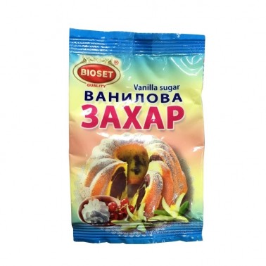VANILLA SUGAR 10GR "BIOSET" PRICE PER PCS.