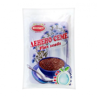 LINSEEDS 100GR "BIOSET" 60PCS IN BOX, PRICE PER PCS.