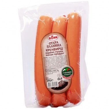 FRANKFURTER 280GR STARA PLANINA VACUUM "BONI" PRICE PER PCS.