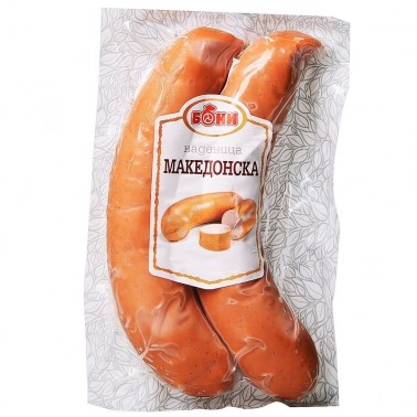 MACEDONIAN SAUSAGE 350GR VACUUM "BONI" PRICE PER PCS.