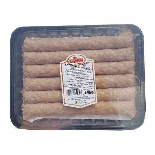 FROZEN MEATSTICKS FANTASIA 8x60GR IN PLATE "BONI" PRICE PER PLATE