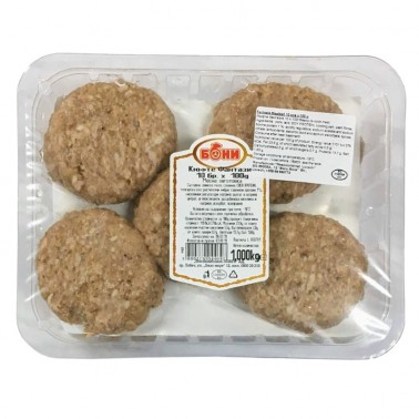 FROZEN MEATBALLS FANTASIA 10x100GR IN PLATE "BONI" PRICE PER PLATE