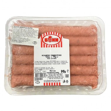 FROZEN MEATSTICKS UNIVERSAL 70GR "BONI" 12PCS IN PLATE, PRICE PER PLATE