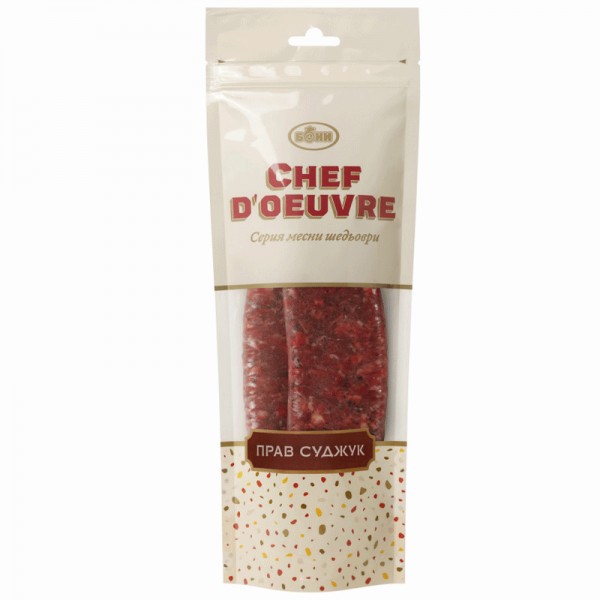 SUDZHUK CHEF D`OEUVRE 200GR VACUUM "BONI" 10PCS IN PACK, PRICE PER PCS.