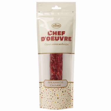SALAMI LUKANKOV CHEF D`OEUVRE 200GR VACUUM "BONI" 10PCS IN PACK, PRICE PER PCS.
