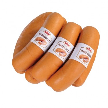MACEDONIAN SAUSAGE "BONI" ~175gr PACK, 4 PACKS IN A BOX, PRICE PER KG.