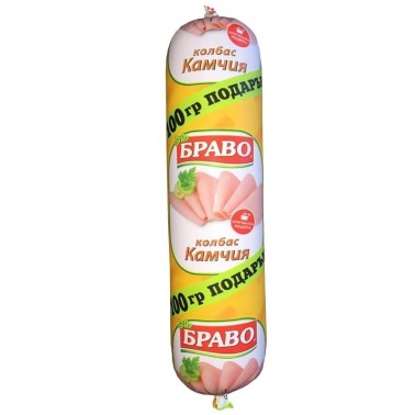 BOILED SALAMI KAMCHIYA 300GR "BRAVO" PRICE PER PCS.