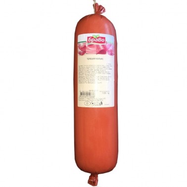 BOILED SALAMI VEAL ARTIFICIAL INTESTINE "BRAVO" PRICE PER KG.