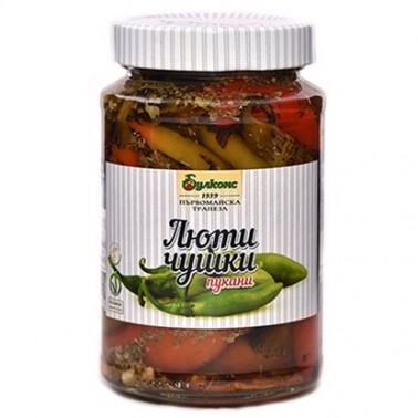 CHILLI PEPPERS 400GR "BULCONS", 6PCS IN BOX, PRICE PER PCS.