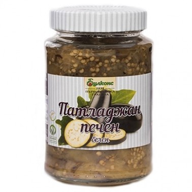 BAKED WHITE EGGPLANT 450GR "BULCONS", 6PCS IN BOX, PRICE PER PCS.