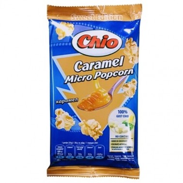 MICRO POPCORN CARAMEL 90GR "CHIO CHIPS" PRICE PER PCS.