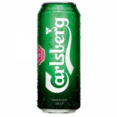 CARLSBERG CAN 0.5L 5%, 12PCS IN PACK, PRICE PER PCS.