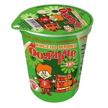 YOGHURT 3.6% 500GR BOLYARCHE "CHEH" 12PCS IN BOX, PRICE PER PCS.
