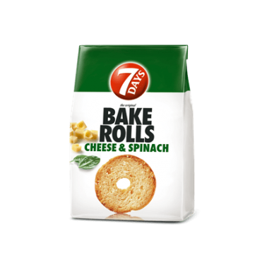 BAKE ROLLS SPINACH 80GR "CHIPITA" 12PCS IN BOX, PRICE PER PCS.