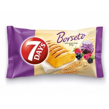 STRUDEL 7DAYS BORSETO 80GR FOREST FRUIT "CHIPITA" 20PCS IN BOX, PRICE PER PCS.