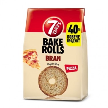 BAKE ROLLS WHOLE GRAINS PIZZA 112GR "CHIPITA" 12PCS IN BOX, PRICE PER PCS.