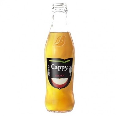 CAPPY APPLE 250ML "COCA COLA" 12PCS IN CASE, PRICE PER PCS. WITH BOTTLE