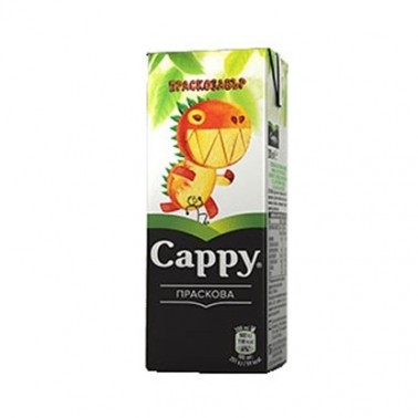 CAPPY PEACH 200ML "COCA COLA" 24PCS IN PACK, PRICE PER PCS.