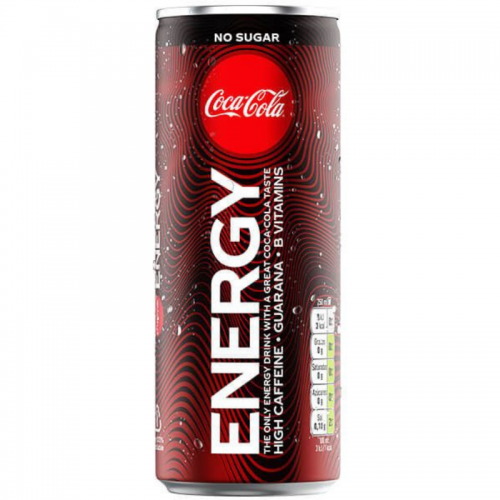 COCA COLA ENERGY 250ML "COCA COLA" 12PCS IN PACK, PRICE PER PCS.