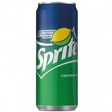 SPRITE CAN 0.33L "COCA COLA" 24PCS IN PACK, PRICE PER PCS.