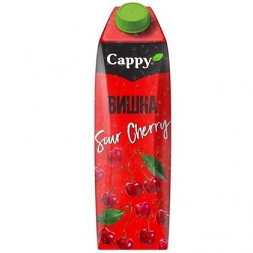 CAPPY SOUR CHERRY 1L "COCA COLA" 6PCS IN PACK, PRICE PER PCS.
