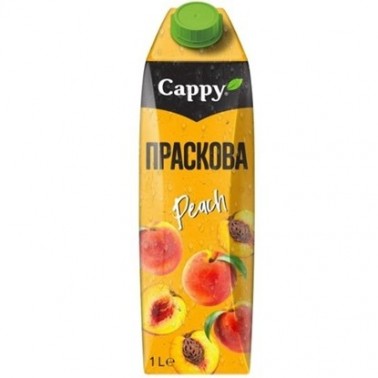 CAPPY PEACH 1L "COCA COLA" 6PCS IN PACK, PRICE PER PCS.