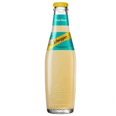 SCHWEPPES BITTER LEMON 250ML "COCA COLA" 20PCS IN CASE, PRICE PER PCS. WITH BOTTLE