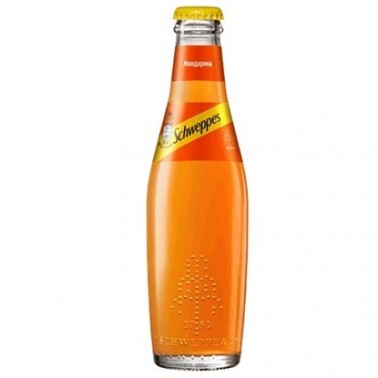 SCHWEPPES MANDARINE 250ML "COCA COLA" 12PCS IN CASE, PRICE PER PCS. WITH BOTTLE