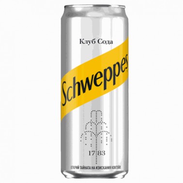 SCHWEPPES SODA 330ML "COCA COLA" 24PCS IN BOX, PRICE PER PCS.