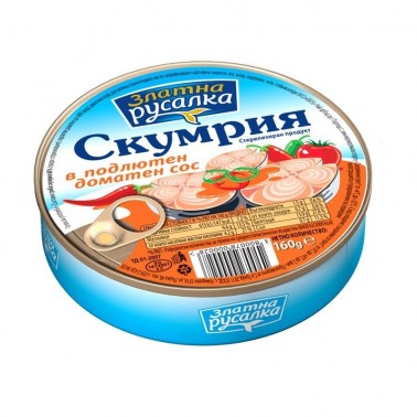 MACKEREL RUSALKA SPICY TOMATO SAUCE 160GR "COMPASS" PRICE PER PCS.